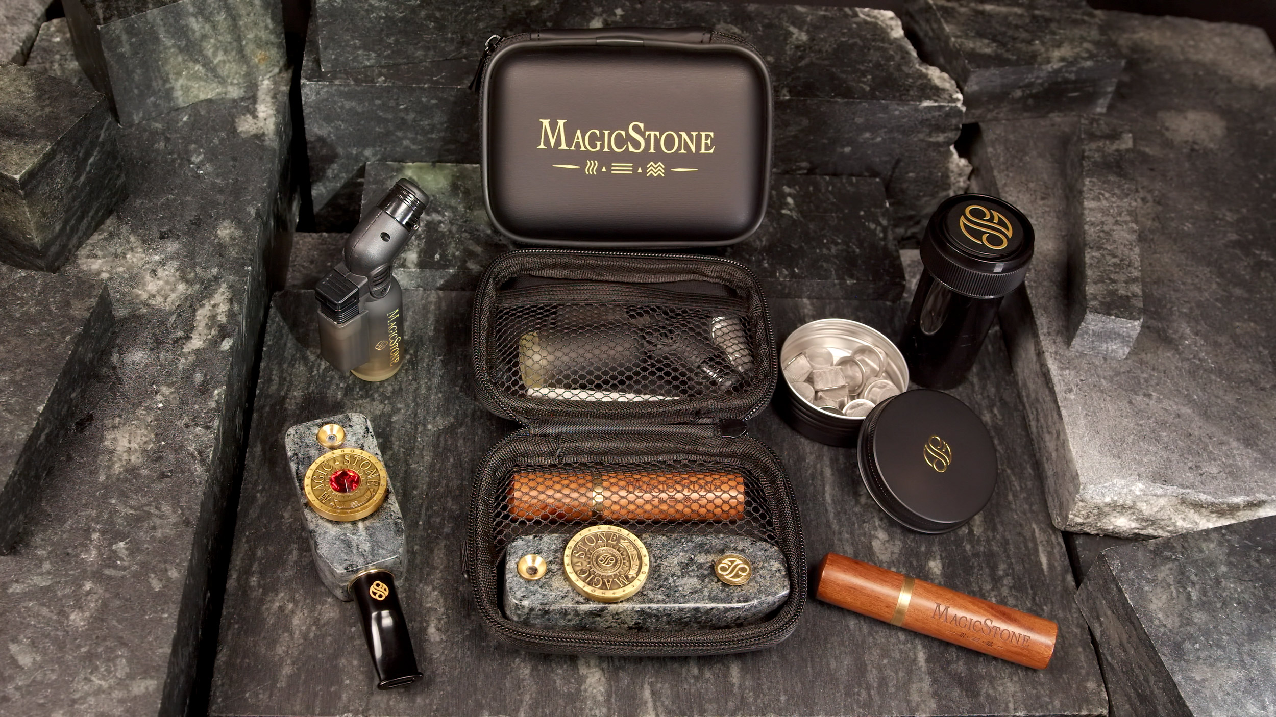 MagicStone smokeless instruments come in a complete curated kit with everything you need for a lifetime of virtually maintenance-free enjoyment.